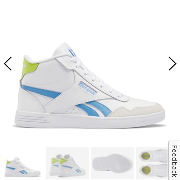 High top Reebok sneakers. - Picture 1 of 6